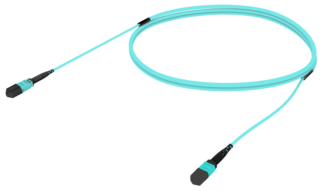 CommScope AJXMPMPADMBM013 | OM4 MPO12 to MPO12, Fiber Trunk Cable Assembly, 12-Fiber, Method A, LSZH