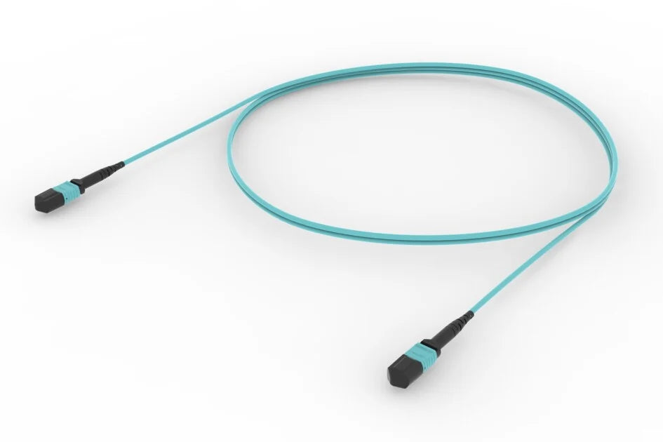 CommScope AQXMPMPGDMAM015 | OM4 MPO12 (Unpinned) to MPO12 (Unpinned), Fiber Patch Cord, 12-Fiber, Method A, Plenum