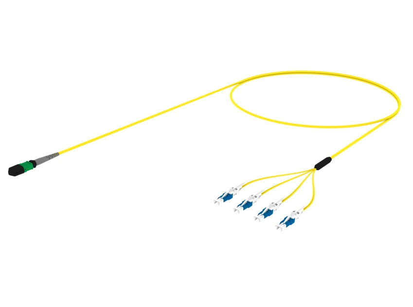 CommScope ARGQPCSJ8JCF008 | Singlemode Mpo8 (Unpinned) To Cs/Upc 8-Fiber Low Smoke Zero Halogen Array Cord