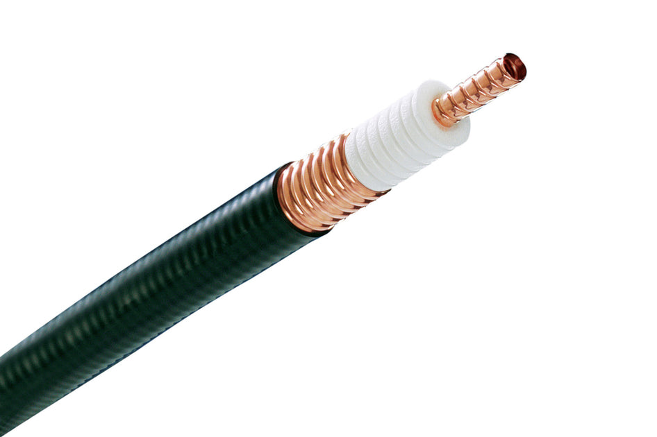 CommScope AVA6P-50-C | Ava6-50, Heliax Andrew Virtual Air Coaxial Cable, Corrugated Copper, 1-1/4" In, Black Pe Jacket