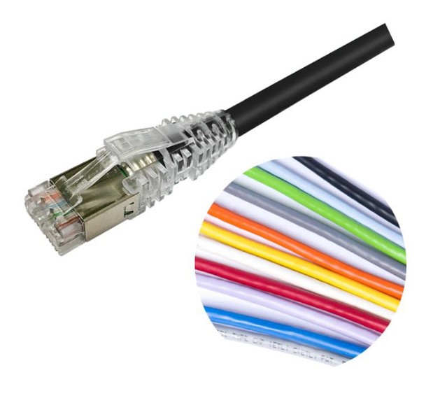 CommScope CA111H2-0LF007 | GS X10D G10SP S/FTP Ethernet Patch Cord, 4-Pair, 26 AWG, RJ45, Purple, 7 ft