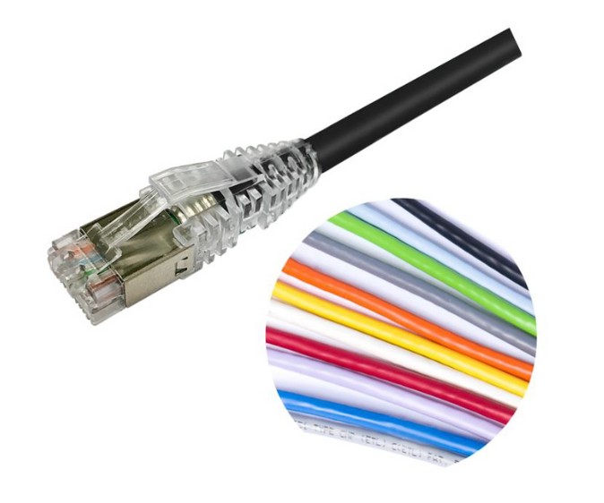 CommScope CA111H2-0LF010 | GS X10D G10SP S/FTP Patch Cord, 4P, 26 AWG, RJ45, Purple, 10 ft