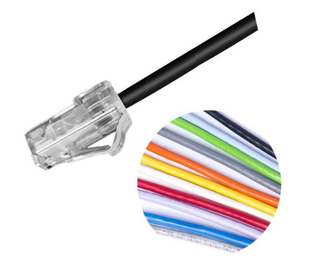 CommScope CO166S2-03F060 | MiNo6 Cat 6 U/UTP Reduced Diameter RJ45 Patch Cord, LS-CM Dual Rated