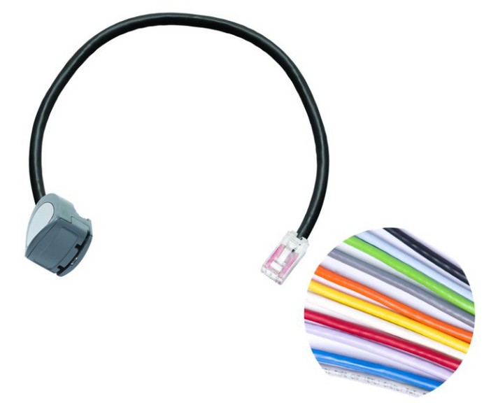 CommScope CPCF312-07F015 | GigaSPEED XL Visipatch 360 To GigaSPEED XL GS8E 4 Pair Hybrid Patch Cord, 15 Ft