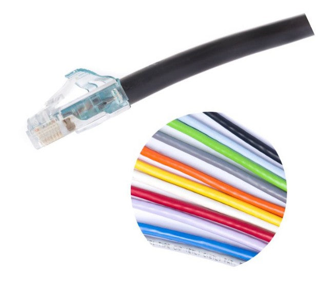 CommScope CPCS4X2-0ZF015 | GigaSPEED X10D Modular Patch Cord- Cat 6A, S/FTP, 15 ft, Gray, LSZH Jacket