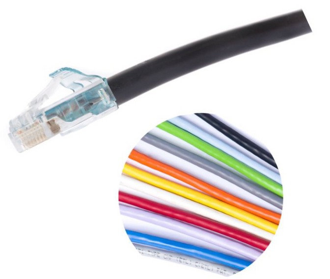 CommScope CPCSSY2-08F020 | GigaSPEED X10d Cat 6A 360gs10e SOLID Plenum Cordage Modular Patch Cord, 20 Ft