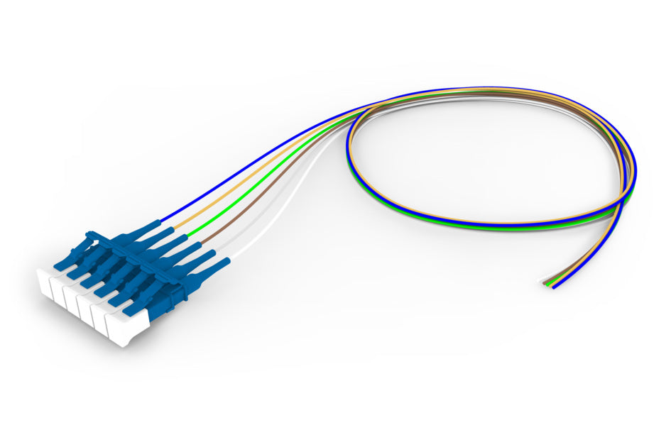 CommScope FAWLCUC0AXXM003 | Singlemode LC/UPC To Unconnectorized, Fiber Pigtail, 0.9 Mm Tight Buffer