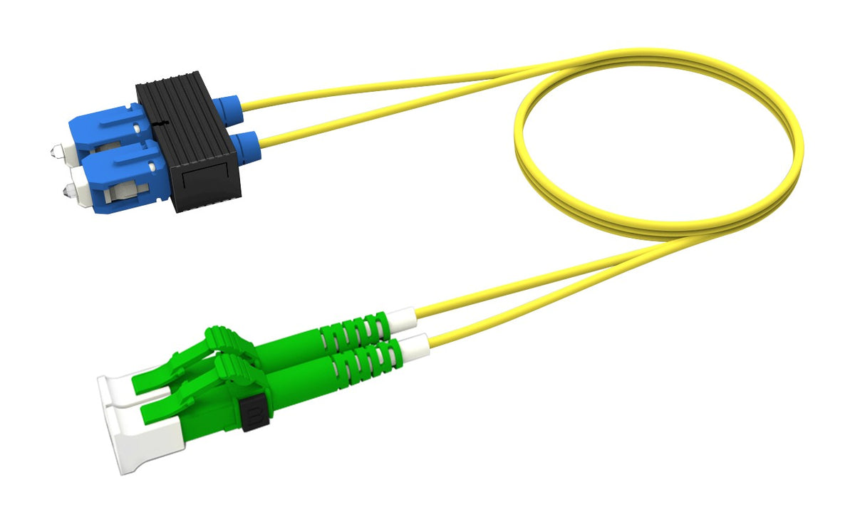 CommScope FDWSCLA42JXM020 | Singlemode SC/UPC to LC/APC, Fiber Patch Cord, 1.6 mm Duplex, Plenum