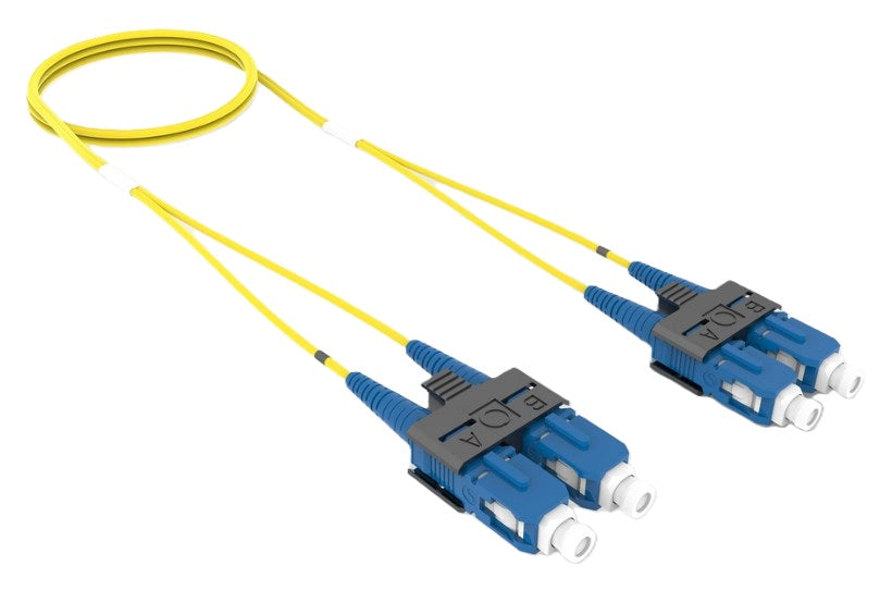 CommScope FDWSCSC42JXF040 | Singlemode SC/UPC to SC/UPC, Fiber Patch Cord, 1.6 mm Duplex, Plenum