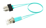 CommScope FDXLCSC42MXM010 | OM4 LC/UPC to SC/UPC, Fiber Patch Cord, 1.6 mm Duplex, Plenum