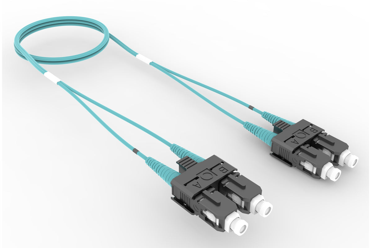 CommScope FDXSCSC42MXM006 | OM4 SC/UPC to SC/UPC, Fiber Patch Cord, 1.6 mm Duplex, Plenum