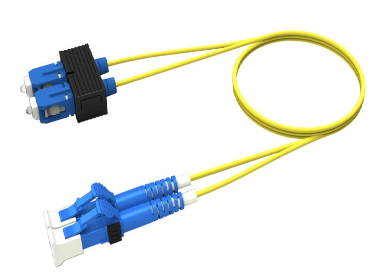 CommScope FEWLCSC42JXM060 | Singlemode LC/UPC to SC/UPC, Fiber Patch Cord, 1.6mm Duplex, Riser