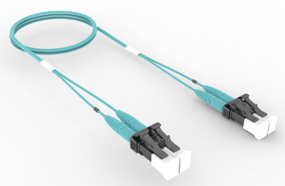 CommScope FEXLCLC42MXF099 | OM4 LC/UPC to LC/UPC, Fiber Patch Cord, 1.6mm Duplex, Riser