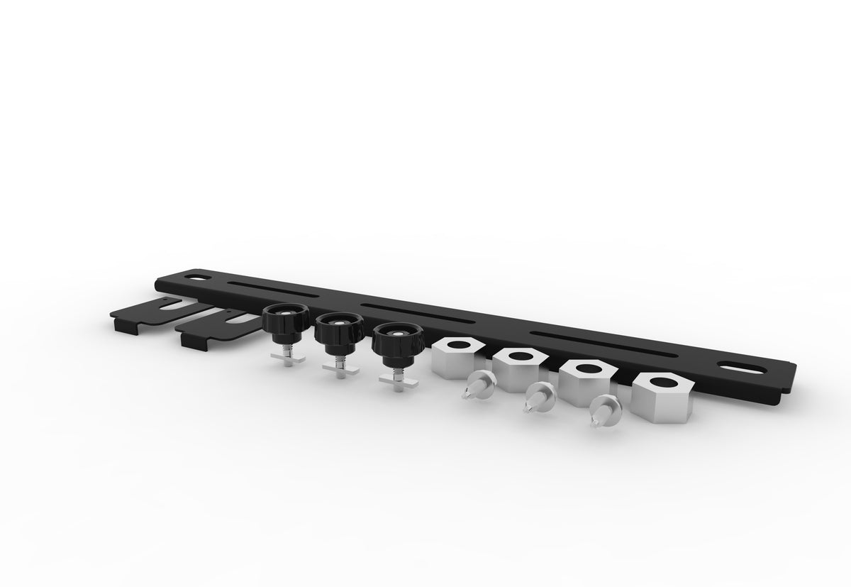 CommScope FGS-HETP-F-1/2 | FiberGuide Existing Threaded Rod Trapeze Bracket Kit, 1/2in for 4x12in System
