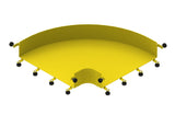 CommScope FGS-MH9E-M | FiberGuide 90° Horizontal Elbow, 4" x 18", Yellow