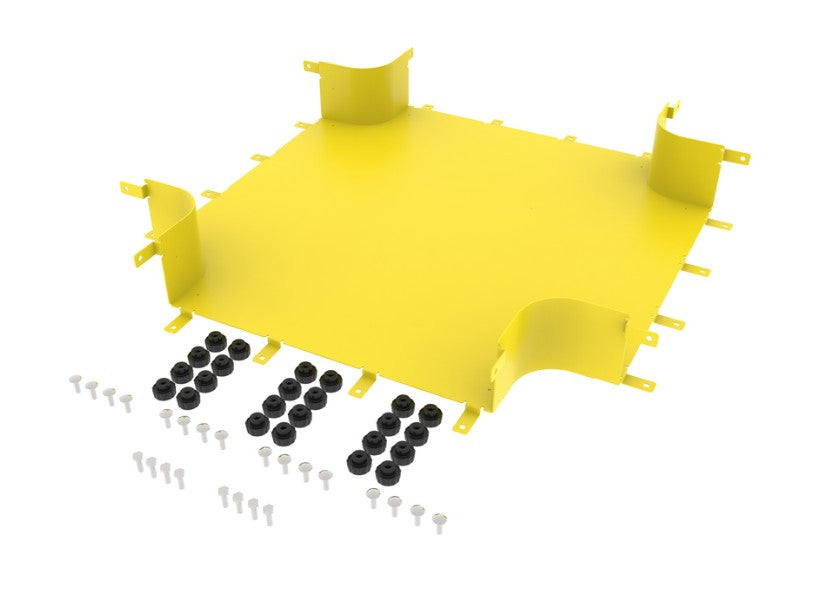 CommScope FGS-MHXP-M | FiberGuide Horizontal Cross, 4" x 18", Yellow