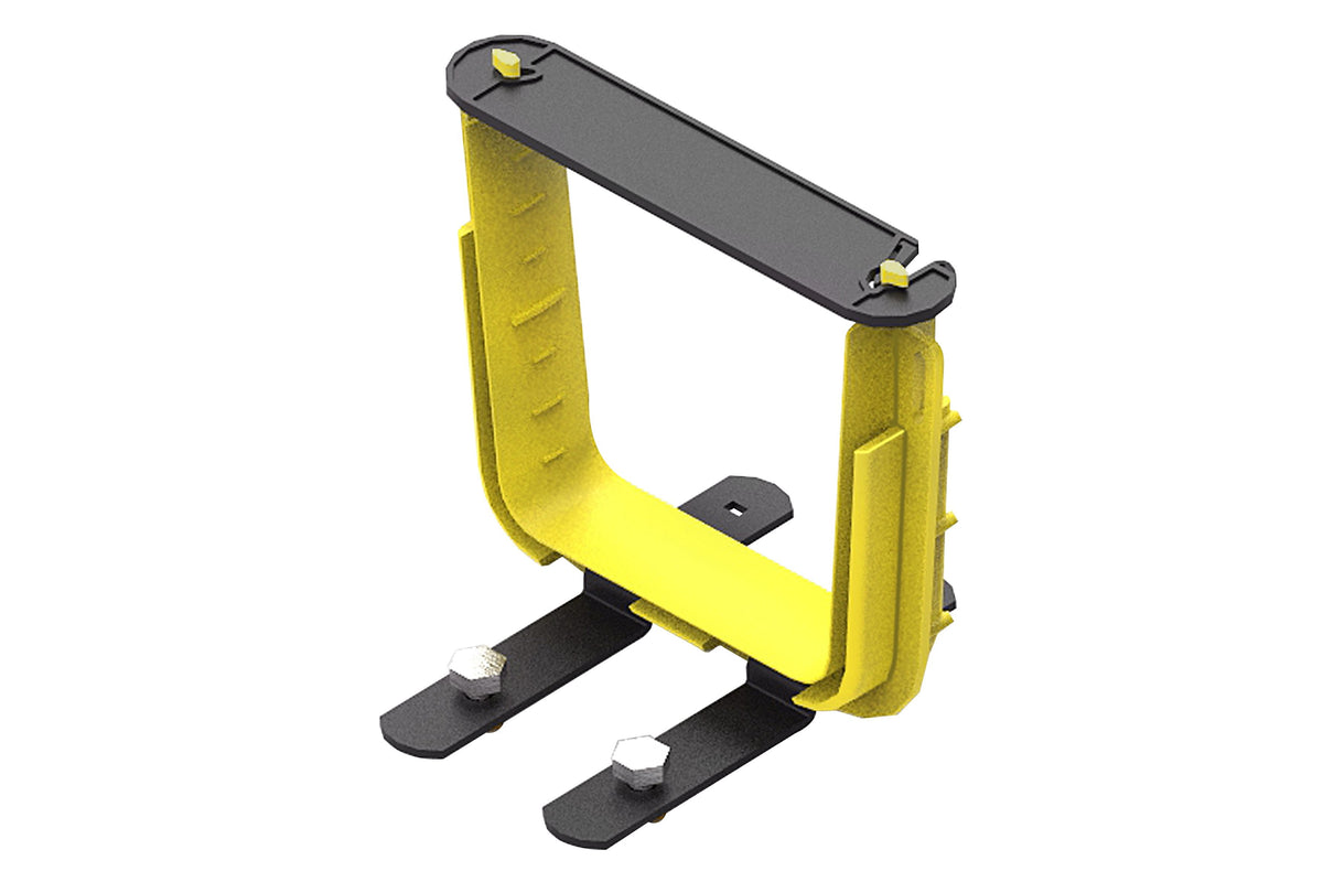 CommScope FGS-MJWR-D | FiberGuide Vertical Junction Kit, 4x4in, Yellow
