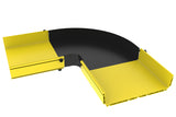 CommScope FGSB-MH9E-M | FiberGuide 90° Horizontal Elbow, 4x18in, Black