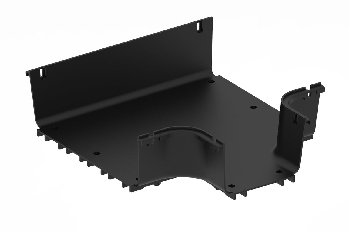 CommScope FGSB-MHRT-F/B | FiberGuide Horizontal T, 4x12in, 4x6in Exit, Black
