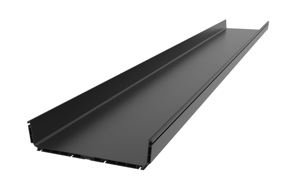 CommScope FGSB-MSHS-M | FiberGuide Horizontal Straight Section, 4x18 in, Black
