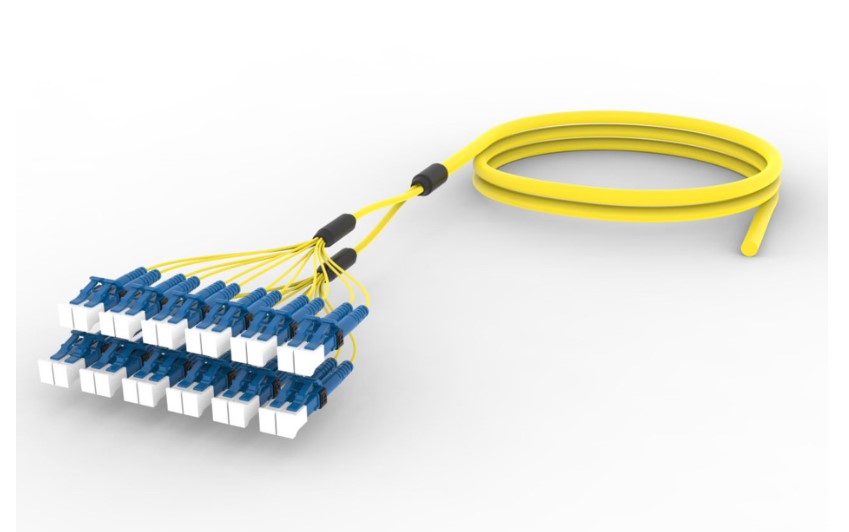 CommScope FLWLCUCAFJHF075 | Singlemode LC/UPC To Unconnectorized 24-Fiber Instapatch 360 Ruggedized Fanout Cable, Plenum