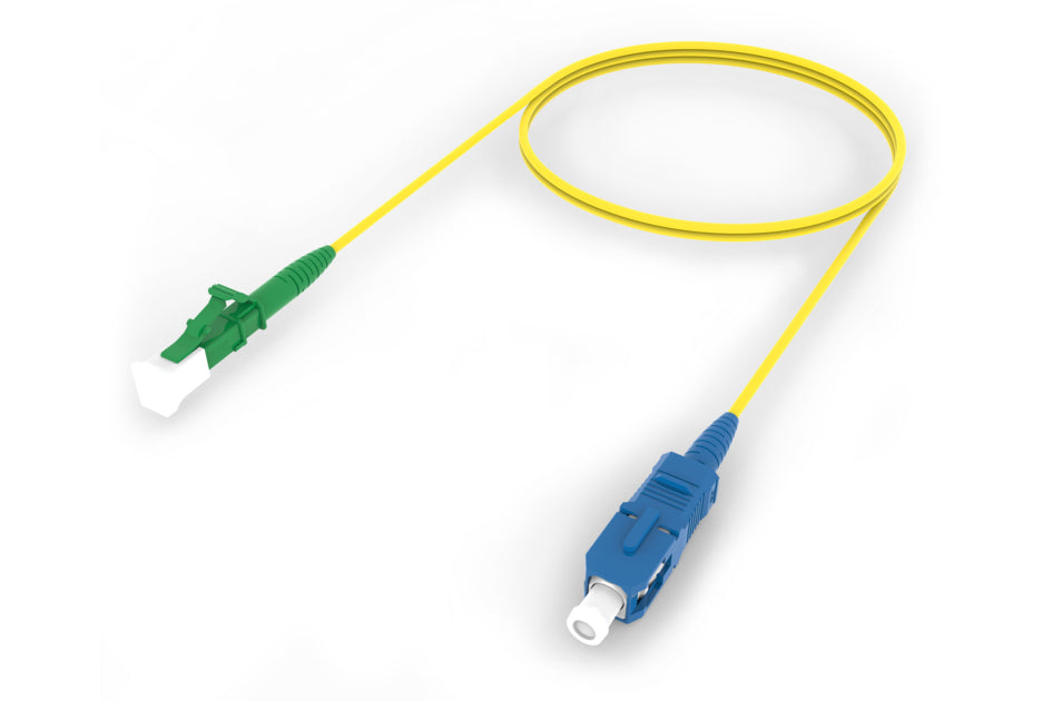 CommScope FPCA-7MYP003M | Fiber Optic Patch Cord, singlemode, 1.2mm OFNP jacket, SC/UPC-LC/APC, yellow