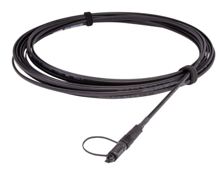 CommScope HCA-X01A-0100F | Fiber Optic Drop Cable Assembly, PRODIGY Connector Core with DLX Converter to Stub
