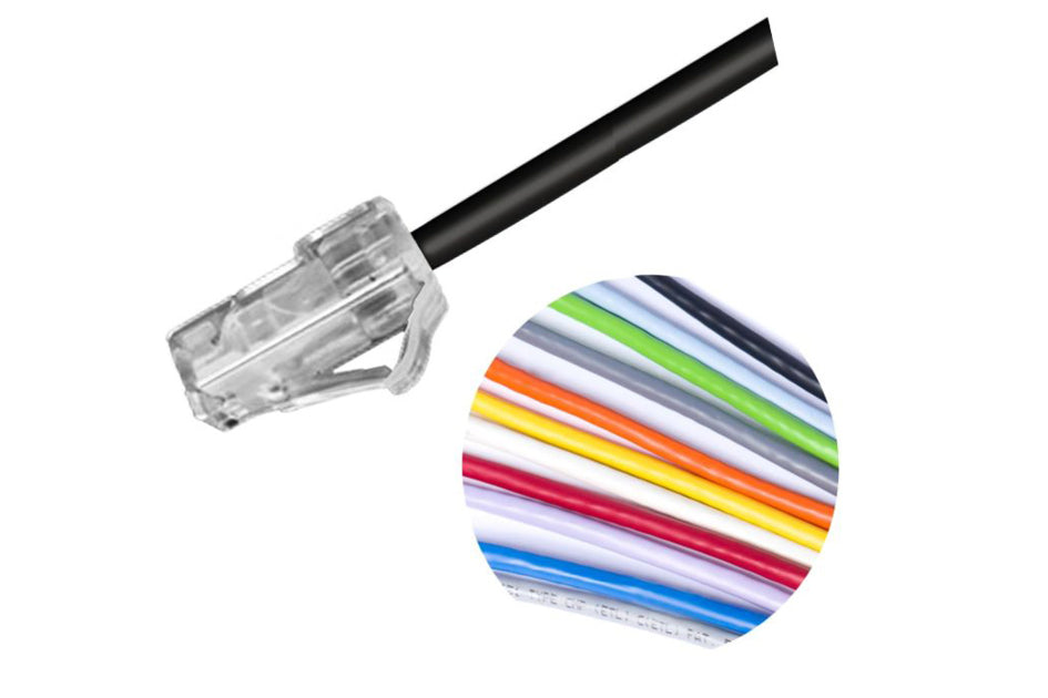 CommScope KO166S2-04F004 | MiNo6 Series Category 6 Performance U/UTP Reduced Diameter LS-CM Dual Rated Patch Cord Pack of 100