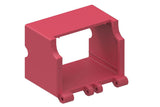 CommScope LC02LPCOLLARRD | LC Duplex Low Profile Adapter Collar Assembly, Red without Shutter