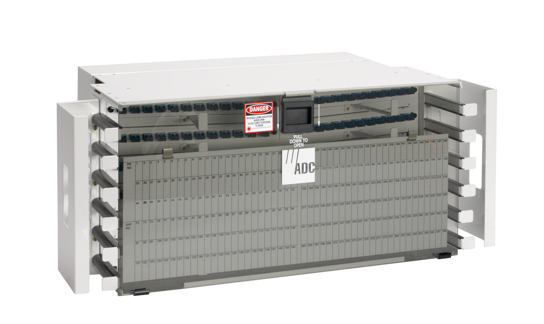 CommScope LSX-7L/0LA016 | Fiber Termination Chassis 4 RU, 96 - SC/APC, Singlemode IFC Ribbon, 16 Meters, Far end Connection Stub