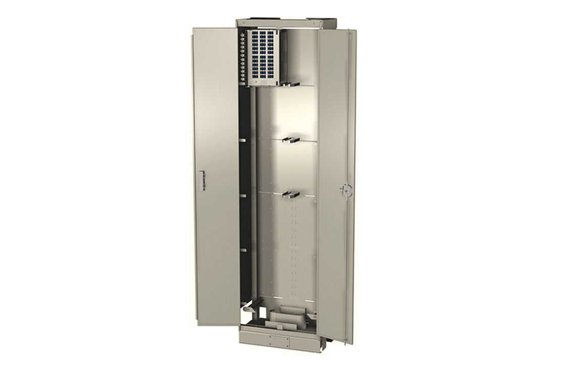 CommScope MX6-TSF6030-Z4 | OMX Fiber Skeleton Bay, zone-4 rated, high density, 600 mm wide, putty white