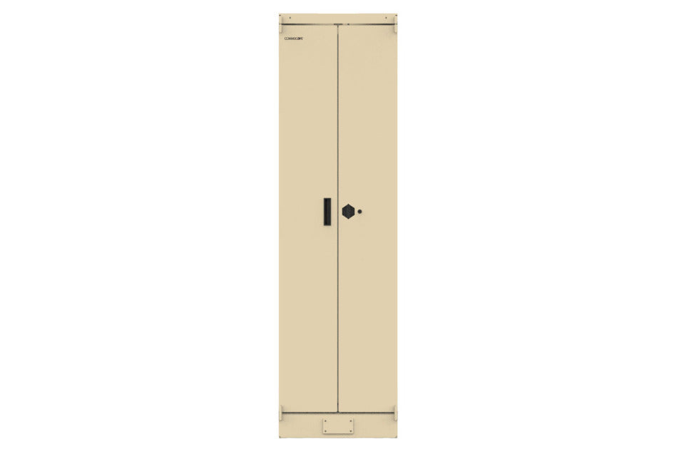 CommScope MX6SPL6030AU7Z4 | OMX Splice Cabinet, up to 5184 Fiber Splices (ribbon Cables), exit up, Putty white, 7 ft