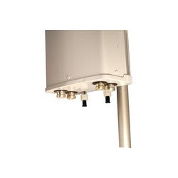 CommScope PFU-P-A-O-001-01 | PoE Extender, 1-Port, 30 Watt, Aruba Bracket, Sandcast Anodized, Silver Gray, IP67