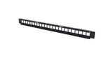 CommScope SD1U24LCDPLXEMT | SD 1U Front Faceplate, Unpopulated, Sccepts 24 Duplex LC Adapters