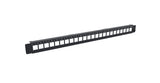 CommScope SD1U24LCDPLXEMT | SD 1U Front Faceplate, Unpopulated, Sccepts 24 Duplex LC Adapters