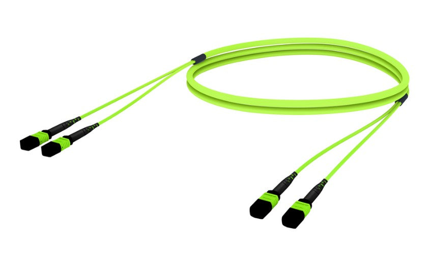 CommScope UGVMXMXAFNBF164 | Ultra Low Loss OM5 MPO12 to MPO12, Fiber Trunk Cable Assembly, 24-Fiber, Plenum