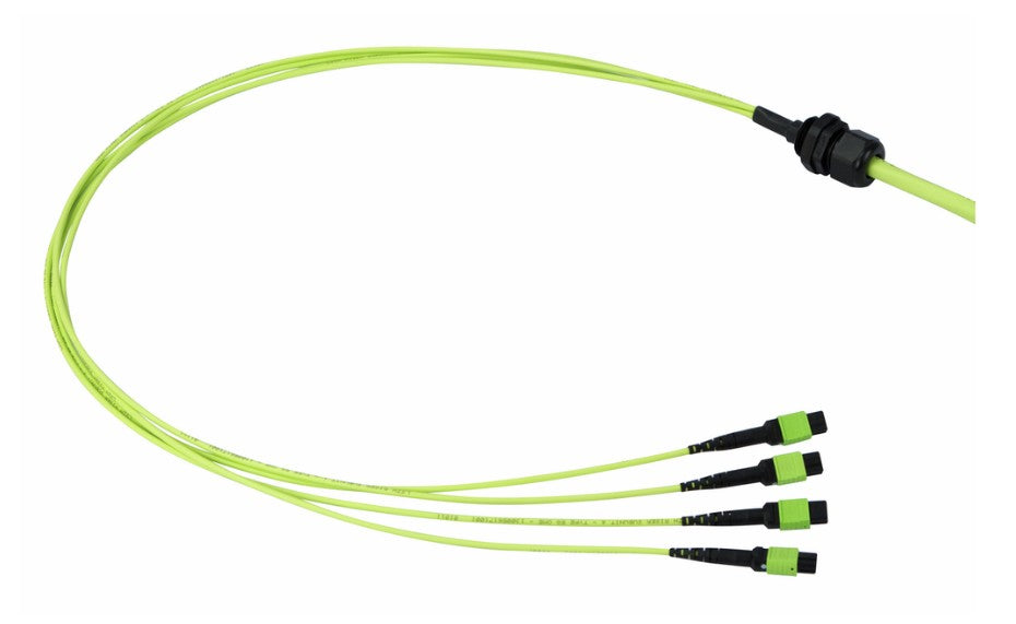 CommScope UGVMXMXAHNWM040 | Ultra Low Loss OM5 MPO12 to MPO12, Fiber Trunk Cable Assembly, 48-Fiber, Plenum