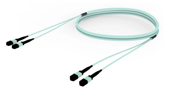 CommScope UGXMXMXCFMCM020 | Ultra Low Loss ULL LazrSPEED 550 MPO(Pinned) To MPO(Pinned) Pre-terminated Trunk Cable, MPO12, 24-Fiber, Plenum, 12 Fiber PmP 2.0 mm