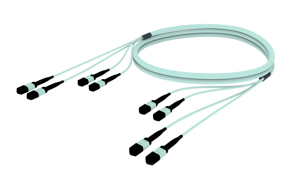 CommScope UGXMXMXCHMCF030 | Ultra Low Loss ULL LazrSPEED 550 MPO to MPO Pre-terminated Trunk Cable, MPO12, 48-Fiber, Plenum