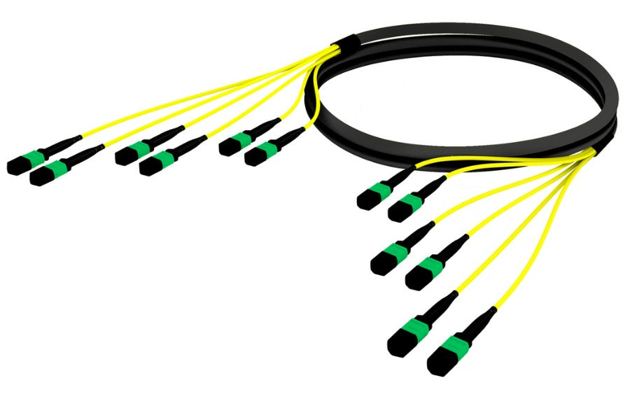 CommScope UJGMXMXDKHVM225 | Ultra Low Loss (ULL) Singlemode, MPO12 Pinned to MPO12 Pinned, MPO12, Fiber Trunk Cable Assembly, 72-Fiber
