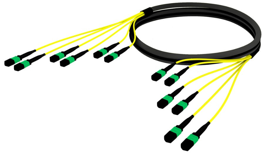 CommScope UJGMXMXDKHVM410 | Ultra Low Loss (ULL) Singlemode, MPO12 Pinned to MPO12 Pinned, MPO12, Fiber Trunk Cable Assembly, 72-Fiber