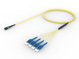 CommScope UQGQPLUF8JEF010 | Ultra Low Loss (ULL) Singlemode MPO8 (Non-Pinned) to LC/UPC Uniboot, Fiber Array Cable Assembly, 8-Fiber, Plenum