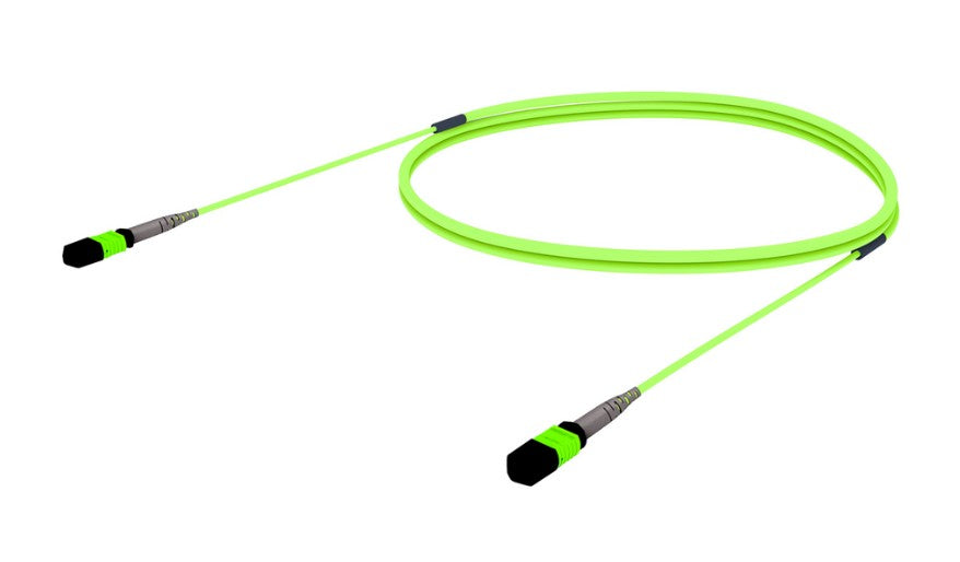 CommScope UQVQPQPJ8NAF040 | Ultra Low Loss OM5 MPO8 to MPO8, Fiber Extension Cable Assembly, 8-Fiber, Plenum