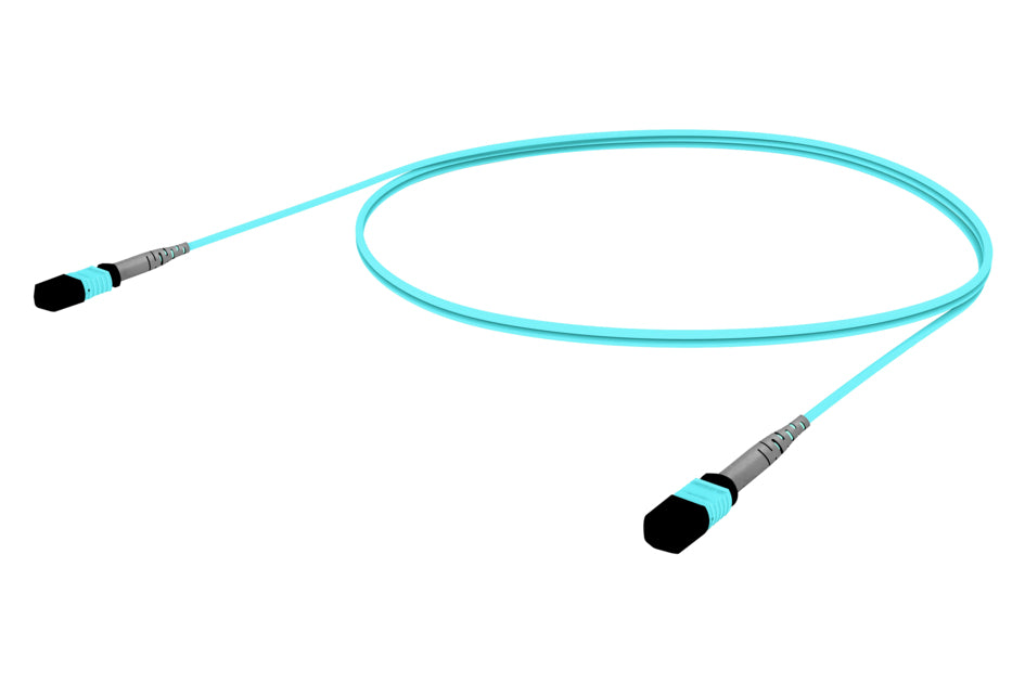 CommScope URXQPQPJ8MAM002 | Ultra Low Loss OM4 MPO8 to MPO8, 8-Fiber, Low Smoke Zero Halogen
