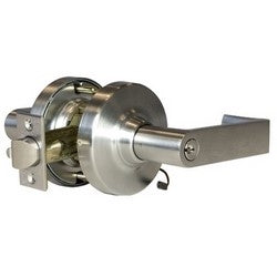 Command Access Technologies CLN96PEU 24V RHO 626 SC | Cylindrical Lock, Electrically Unlock, Schlage, C Keyway, 24 Volt AC/DC, 150 Milliampere, 3 Watt, Satin Chrome with Rhodes Trim, for Storeroom