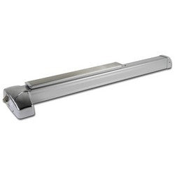 Command Access Technologies PD25-M LPEU24 36 RIM 626 | Exit Device, Rim, Non-Handed, 24 Volt DC, 36" Width Door, Satin Chrome with Motorized Latch Pullback, Electric Dogging