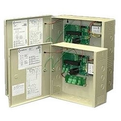 Command Access Technologies PS220 | Regulated Power Supply, 2-Lock, 2-Input/Output, 110/120 Volt AC 60 Hertz Input, 24 Volt DC 2 Ampere Output with Fire Alarm Link, Power Tap, for Exit Device