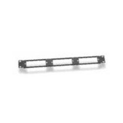 Commscope 1777125-1 | Fiber Optic Termination Panel, 1U, 19 in, modular, black