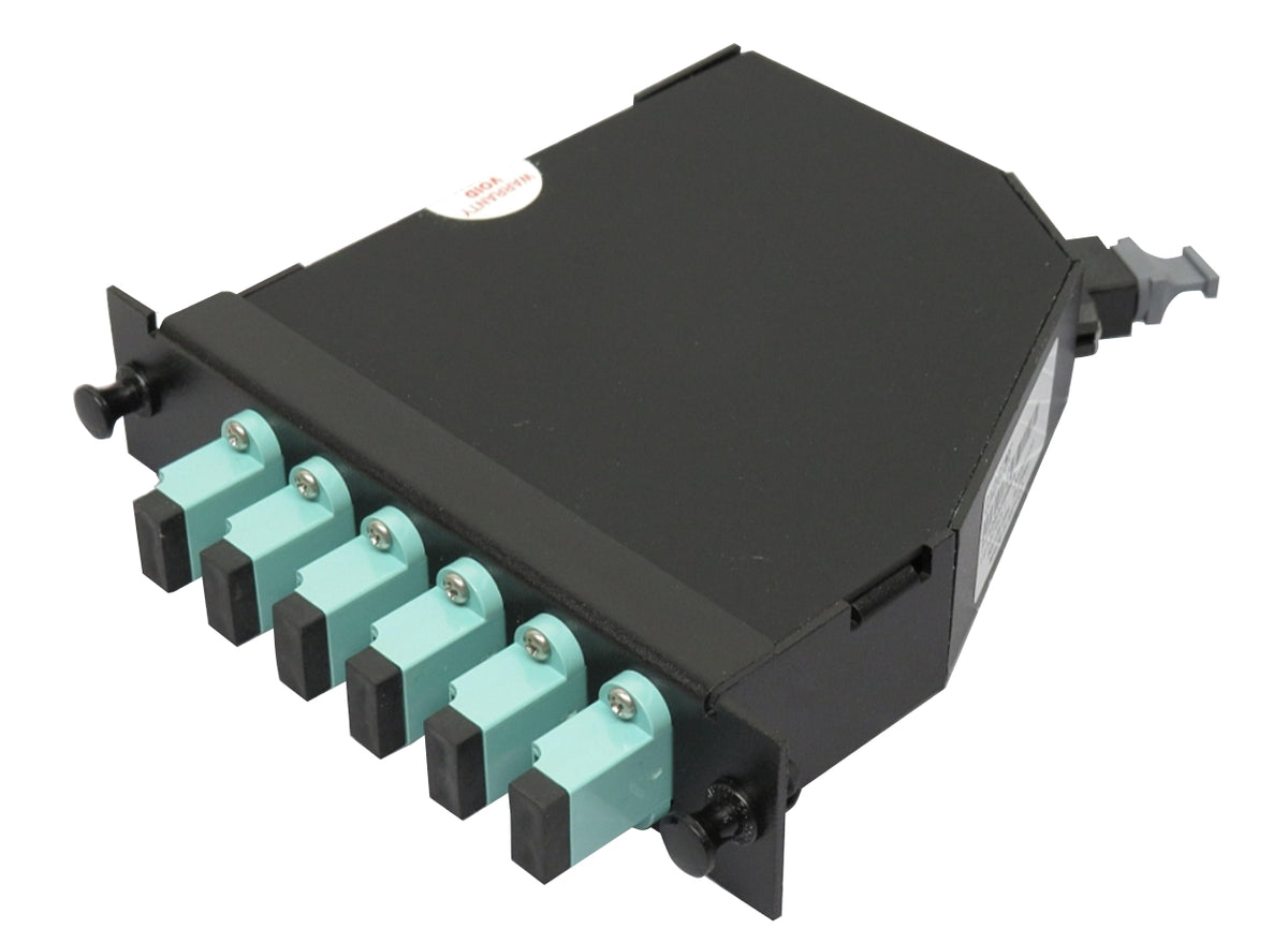 Commscope 1918783-1 | Fiber Optic MPO-LC Module, XG, 6 ports, aqua