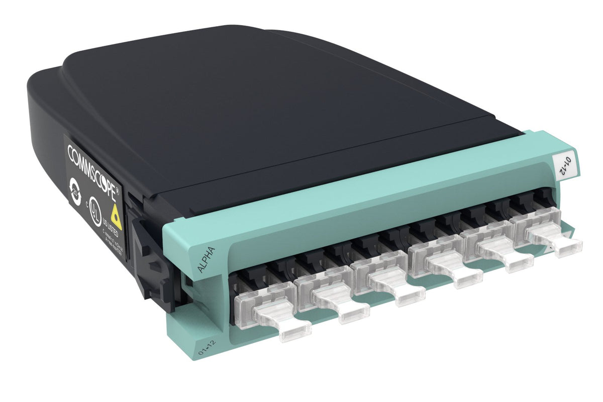 Commscope 360DMIP-12LC-LS 12f, Om4, Lc, 6 Duplex Ports, module, Aqua, Ipatch Ready760242967